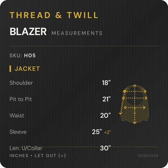 BONOBOS Mens Gray Wool Suit Jacket Blazer 42R Marzotto Italian Wool - Picture 9 of 9